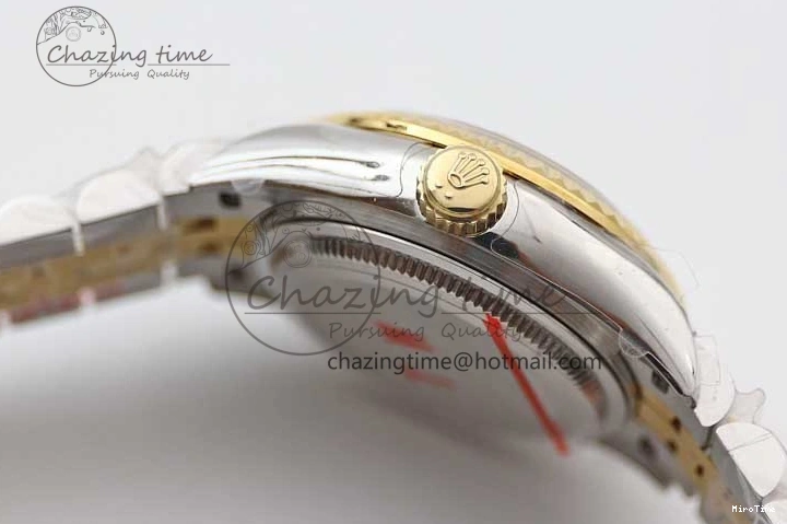 MiroTime 0105 Datejust 28mm 279179 SS YG TWF Best Edition White Diamonds Markers Dial on SS YG Jubilee Bracelet NH SunProtective 2144